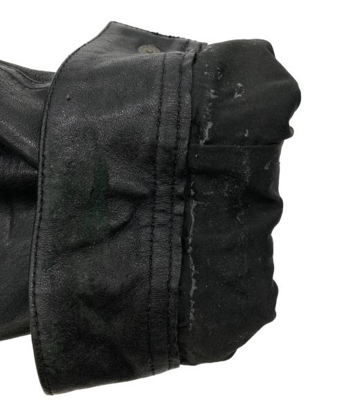 AVIREX（アヴィレックス）AVIREX (アヴィレックス) OLD TIMES LEATHER WORK JACKET ブラック サイズ:XLの古着・服飾アイテム