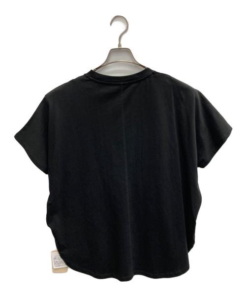 margaux vintage（マルゴー ヴィンテージ）margaux vintage (マルゴー ヴィンテージ) 25SS コードエンブロイダリ―カットソー ブラック サイズ:FREE 未使用品の古着・服飾アイテム