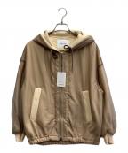 Lallia Muラリア ムー）の古着「チュールラップパーカー」｜ベージュ