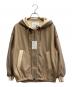 Lallia Mu（ラリア ムー）の古着「チュールラップパーカー」｜ベージュ