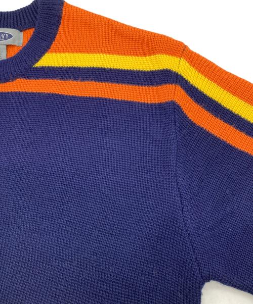 OLD NAVY（オールドネイビー）OLD NAVY (オールドネイビー) 90s～00s デザインニット ネイビー サイズ:Lの古着・服飾アイテム