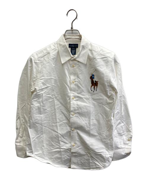 RALPH LAUREN（ラルフローレン）RALPH LAUREN (ラルフローレン) ビックポニーBDシャツ ホワイト サイズ: L(14-16の古着・服飾アイテム