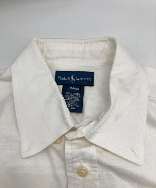 RALPH LAUREN（ラルフローレン）RALPH LAUREN (ラルフローレン) ビックポニーBDシャツ ホワイト サイズ: L(14-16の古着・服飾アイテム