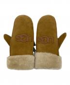 UGGアグ）の古着「LOGO MITTEN GROVE」｜ブラウン
