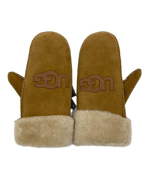 UGG（アグ）UGG (アグ) LOGO MITTEN GROVE ブラウン サイズ:Ｓ/Ｍの古着・服飾アイテム