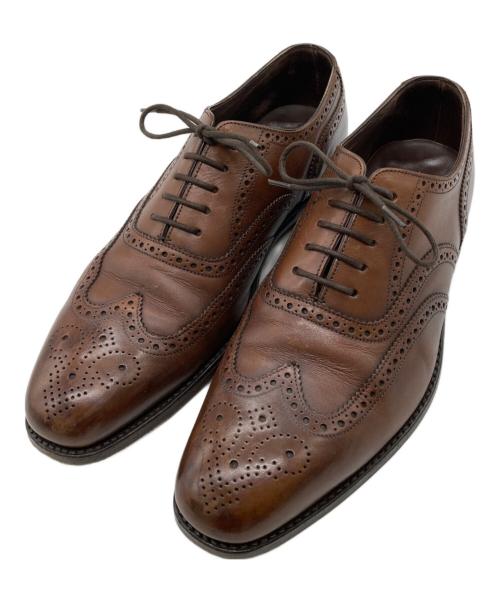 Loake1880（ローク）Loake1880 (ローク) ウィングチップシューズ ブラウン サイズ:8.5の古着・服飾アイテム