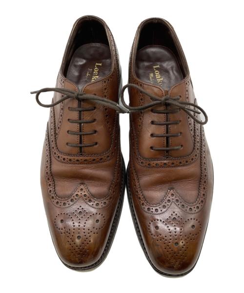 Loake1880（ローク）Loake1880 (ローク) ウィングチップシューズ ブラウン サイズ:8.5の古着・服飾アイテム