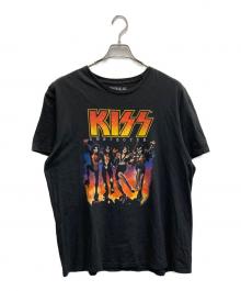 KISS（キッス）の古着「バンドTシャツ」｜ブラック