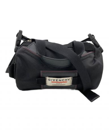 最終値下げ　ジバンシー　ボストンバッグ GIVENCHY キャンバス レザー 2WAY ダッフルバッグ 関税送料込