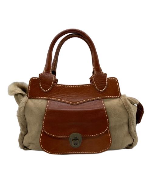 GABRIELA VLAD（ガブリエラ ヴラッド）gabriela vlad (ガブリエラ ヴラッド) ハンドバッグ ブラウンの古着・服飾アイテム