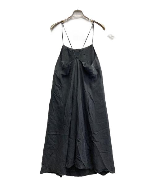 1er Arrondissement（プルミエ アロンディスモン）1er Arrondissement (プルミエ アロンディスモン) キュプラフィブリルキャミドレス2 グレー サイズ:Mの古着・服飾アイテム