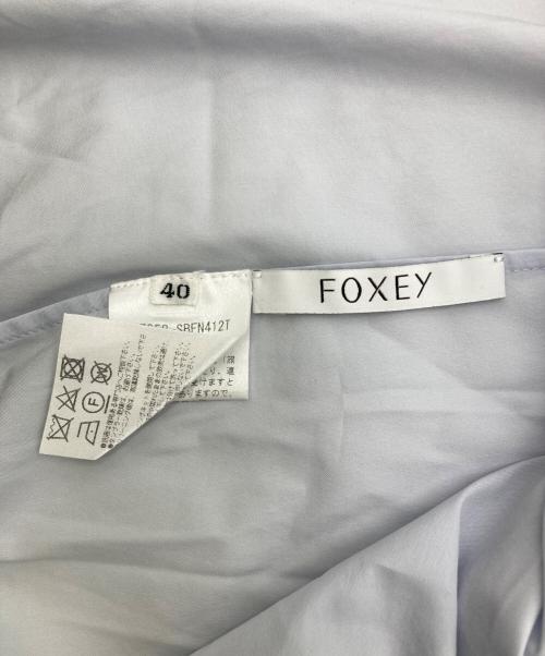 FOXEY（フォクシー）FOXEY (フォクシー) ブラウス ブルー サイズ:40の古着・服飾アイテム