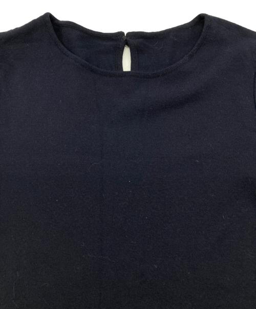 FOXEY（フォクシー）FOXEY (フォクシー) レーヨンブレンドニットトップス ネイビー サイズ:Mの古着・服飾アイテム