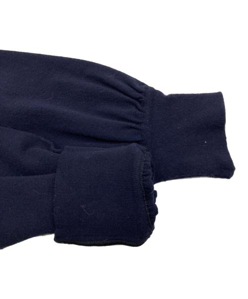 FOXEY（フォクシー）FOXEY (フォクシー) レーヨンブレンドニットトップス ネイビー サイズ:Mの古着・服飾アイテム