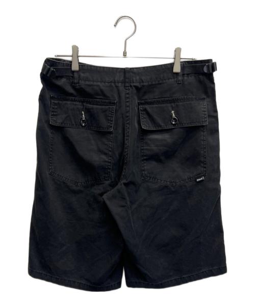 stussy（ステューシー）stussy (ステューシー) ハーフパンツ ブラック サイズ:W32の古着・服飾アイテム