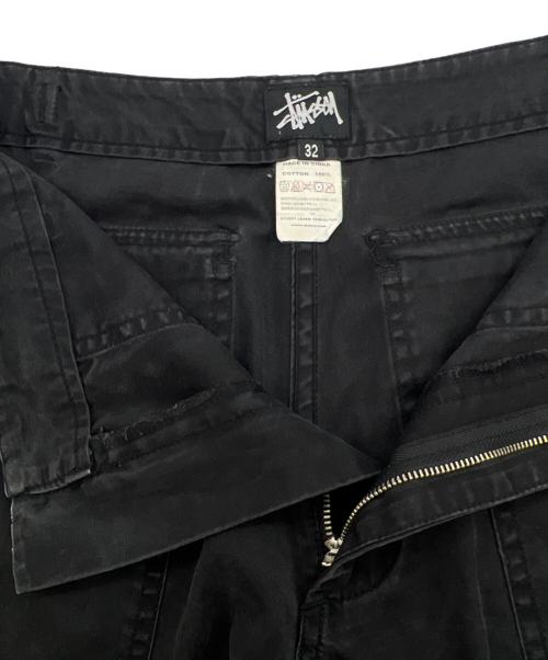 stussy（ステューシー）stussy (ステューシー) ハーフパンツ ブラック サイズ:W32の古着・服飾アイテム