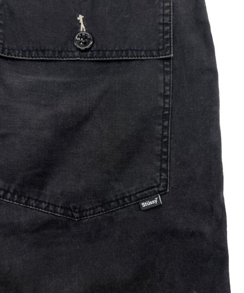 stussy（ステューシー）stussy (ステューシー) ハーフパンツ ブラック サイズ:W32の古着・服飾アイテム