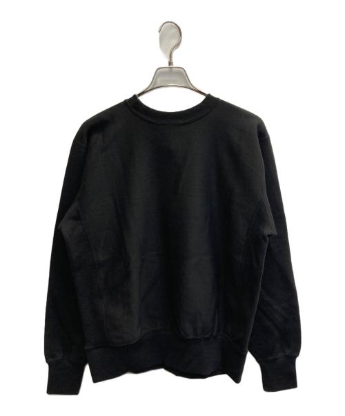 Champion REVERSE WEAVE（チャンピオン リバース ウィーブ）Champion REVERSE WEAVE (チャンピオン リバース ウィーブ) クルーネックスウェットシャツ ブラック サイズ:L 未使用品の古着・服飾アイテム