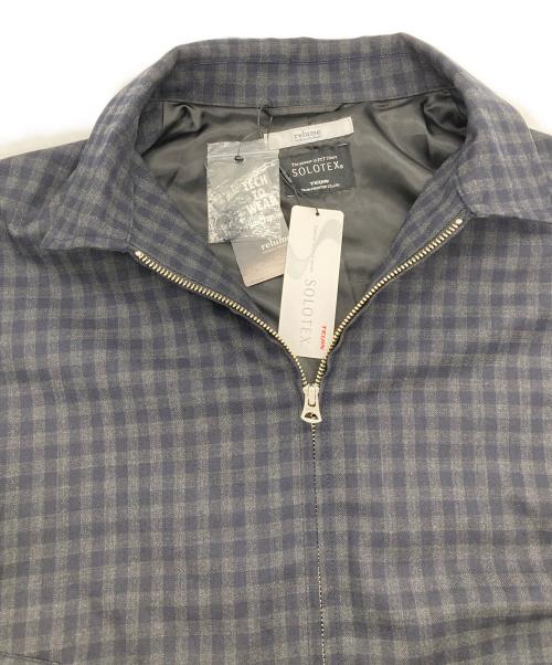 JOURNAL STANDARD relume（ジャーナルスタンダード レリューム）JOURNAL STANDARD relume (ジャーナルスタンダード レリューム) TECH ツイード SOLOTEX サキソニージップブルゾン グレー サイズ:M 未使用品の古着・服飾アイテム