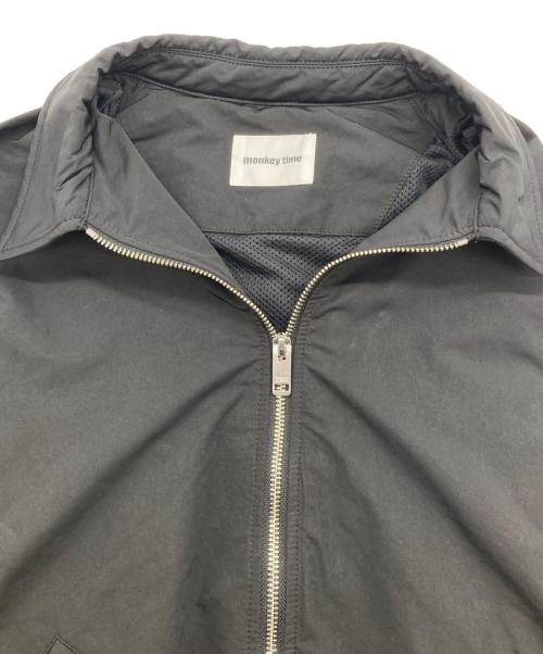 MONKEY TIME（モンキータイム）MONKEY TIME (モンキータイム) OCTA ビンテージライク タフタ ボンバー ジャケット ブラック サイズ:M 未使用品の古着・服飾アイテム