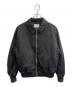 MONKEY TIME（モンキータイム）の古着「OCTA ビンテージライク タフタ ボンバー ジャケット」｜ブラック