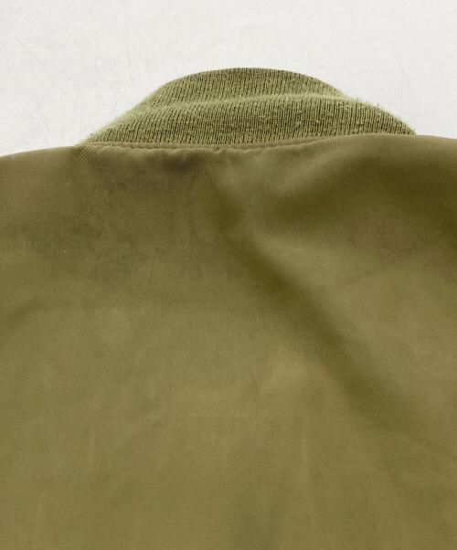 stussy（ステューシー）stussy (ステューシー) MA-1ジャケット グリーン サイズ:Sの古着・服飾アイテム