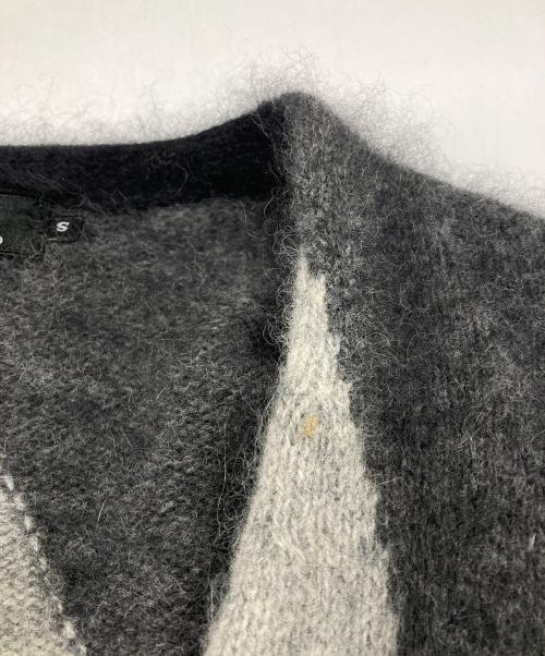 Hysteric Glamour（ヒステリックグラマー）Hysteric Glamour (ヒステリックグラマー) ダイヤ柄 編込 CD ブラウン×グレー サイズ:Sの古着・服飾アイテム