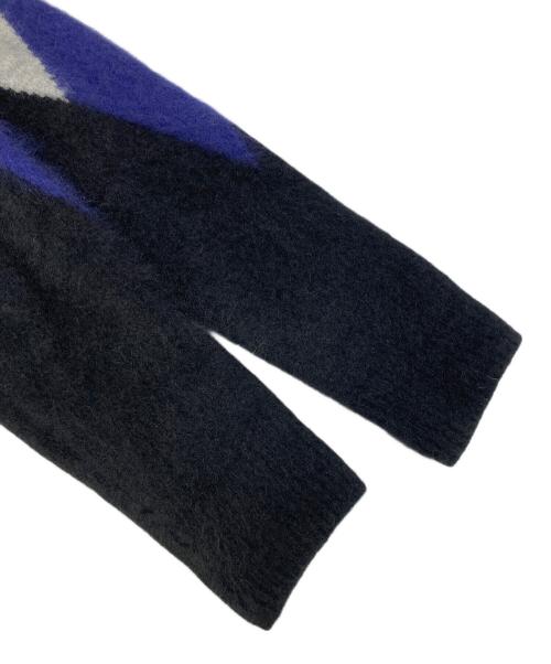 Hysteric Glamour（ヒステリックグラマー）Hysteric Glamour (ヒステリックグラマー) ダイヤ柄 編込 CD ブラウン×グレー サイズ:Sの古着・服飾アイテム