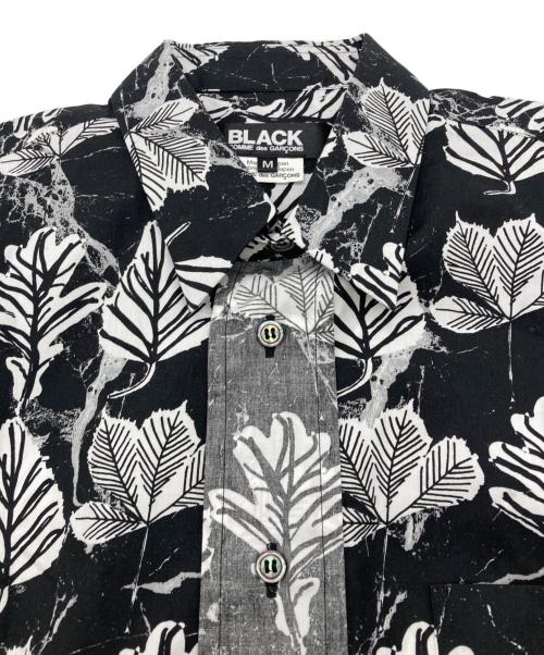 BLACK COMME des GARCONS（ブラックコムデギャルソン）BLACK COMME des GARCONS (ブラックコムデギャルソン) アロハシャツ ブラック サイズ:Mの古着・服飾アイテム