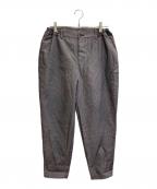 COMME des GARCONS HOMME DEUXコムデギャルソン オム ドゥ）の古着「縮絨テーパードイージースラックスパンツ」｜グレー