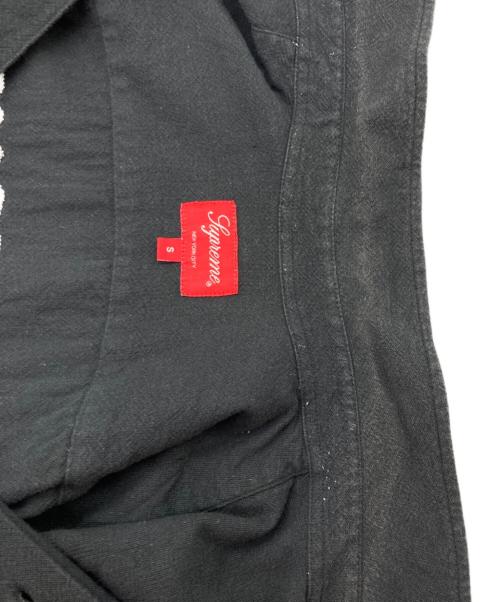 SUPREME（シュプリーム）Supreme (シュプリーム) 23SS Needlepoint S/S Shirt ブラック サイズ:Sの古着・服飾アイテム