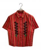 SUPREMEシュプリーム）の古着「23SS Needlepoint S/S Shirt」｜レッド