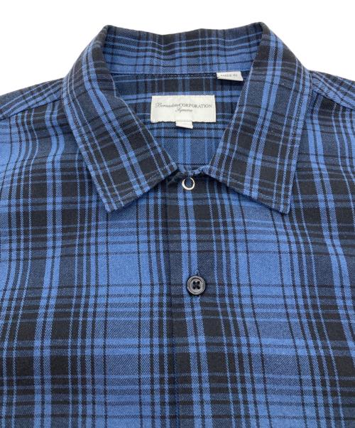 SUPREME（シュプリーム）Supreme (シュプリーム) Bernadette Corporation (バーナデット コーポレーション) S/S Work Shirts ブルー サイズ:Sの古着・服飾アイテム