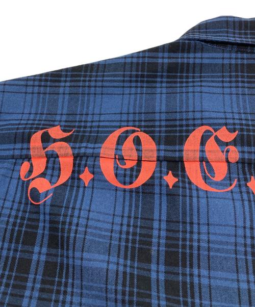 SUPREME（シュプリーム）Supreme (シュプリーム) Bernadette Corporation (バーナデット コーポレーション) S/S Work Shirts ブルー サイズ:Sの古着・服飾アイテム