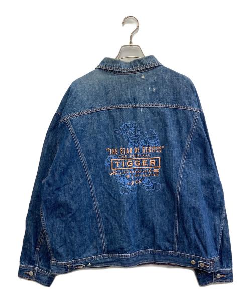 Disney STORE（ディズニーストア）Disney STORE (ディズニーストア) 90s 刺繍デニムジャケット インディゴ サイズ:XLの古着・服飾アイテム
