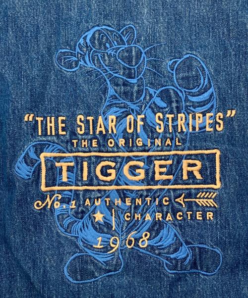 Disney STORE（ディズニーストア）Disney STORE (ディズニーストア) 90s 刺繍デニムジャケット インディゴ サイズ:XLの古着・服飾アイテム