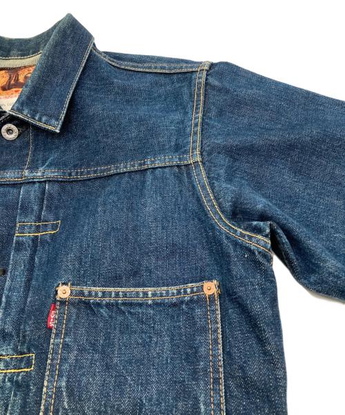 EVISU（エヴィス）EVISU (エヴィス) No.2 1stデニムジャケット インディゴ サイズ:38の古着・服飾アイテム