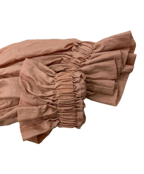 HOUGA（ホウガ）HOUGA (ホウガ) kiki blouse ピンク サイズ:FREEの古着・服飾アイテム