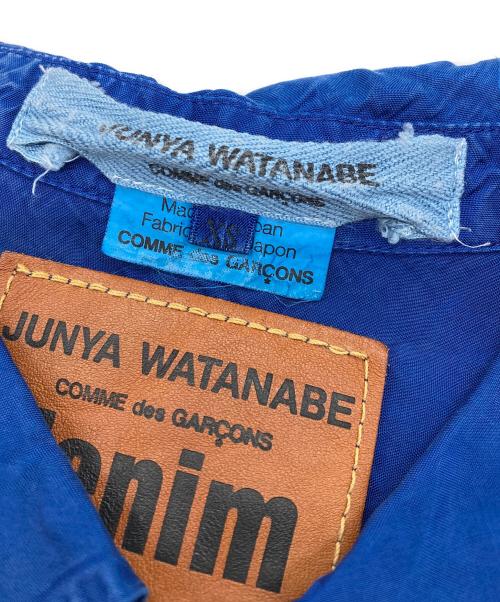 JUNYA WATANABE CDG DENIM（ジュンヤワタナベ コムデギャルソン デニム）JUNYA WATANABE CDG DENIM (ジュンヤワタナベ コムデギャルソン デニム) フリルシャツ ブルー サイズ:XSの古着・服飾アイテム