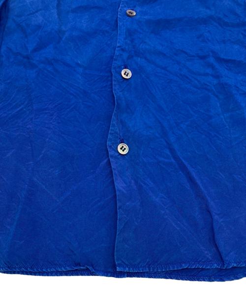 JUNYA WATANABE CDG DENIM（ジュンヤワタナベ コムデギャルソン デニム）JUNYA WATANABE CDG DENIM (ジュンヤワタナベ コムデギャルソン デニム) フリルシャツ ブルー サイズ:XSの古着・服飾アイテム
