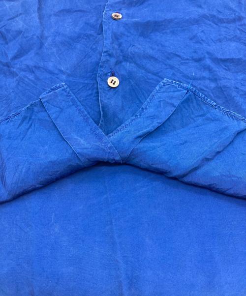JUNYA WATANABE CDG DENIM（ジュンヤワタナベ コムデギャルソン デニム）JUNYA WATANABE CDG DENIM (ジュンヤワタナベ コムデギャルソン デニム) フリルシャツ ブルー サイズ:XSの古着・服飾アイテム