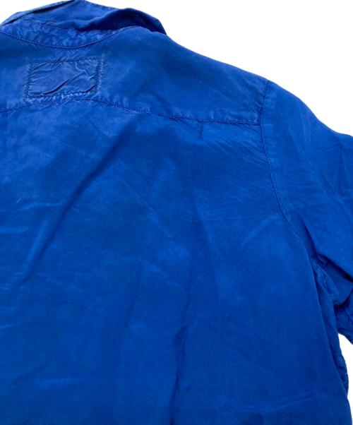 JUNYA WATANABE CDG DENIM（ジュンヤワタナベ コムデギャルソン デニム）JUNYA WATANABE CDG DENIM (ジュンヤワタナベ コムデギャルソン デニム) フリルシャツ ブルー サイズ:XSの古着・服飾アイテム