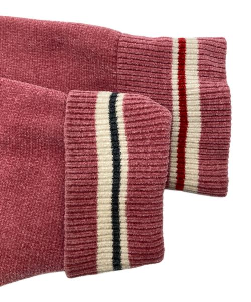 DAIRIKU（ダイリク）DAIRIKU (ダイリク) Needle Punch Reversible Ska Knit ピンク サイズ:Mの古着・服飾アイテム