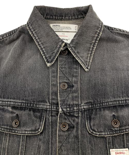 DAIRIKU（ダイリク）DAIRIKU (ダイリク) Runaway Denim Jacket グレー サイズ:Sの古着・服飾アイテム