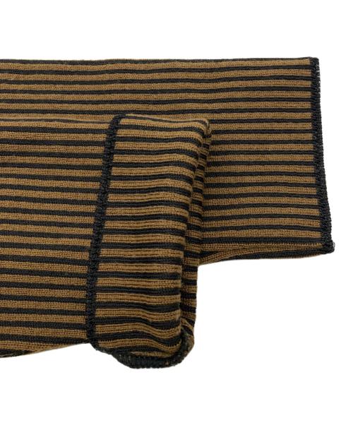 FENDI（フェンディ）FENDI (フェンディ) アンサンブル リブニットカーディガン ブラウン×ブラック サイズ:44の古着・服飾アイテム