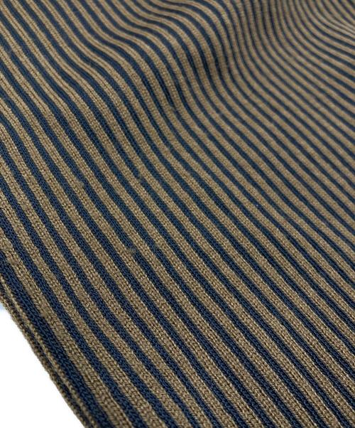 FENDI（フェンディ）FENDI (フェンディ) アンサンブル リブニットカーディガン ブラウン×ブラック サイズ:44の古着・服飾アイテム