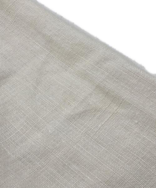 ISSEY MIYAKE（イッセイミヤケ）ISSEY MIYAKE (イッセイミヤケ) リネンハーフコート ホワイト サイズ:9の古着・服飾アイテム
