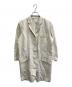 ISSEY MIYAKE（イッセイミヤケ）の古着「リネンハーフコート」｜ホワイト
