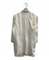 ISSEY MIYAKE (イッセイミヤケ) リネンハーフコート ホワイト サイズ:9：9000円