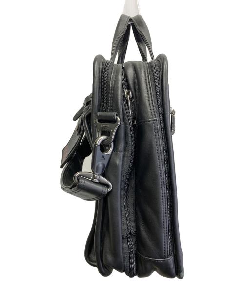 TUMI（トゥミ）TUMI (トゥミ) レザー オーガナイザー ブリーフケース ブラックの古着・服飾アイテム